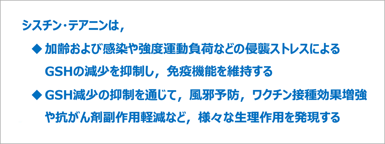 アミノ酸 シスチン・テアニンの免疫への作用まとめ